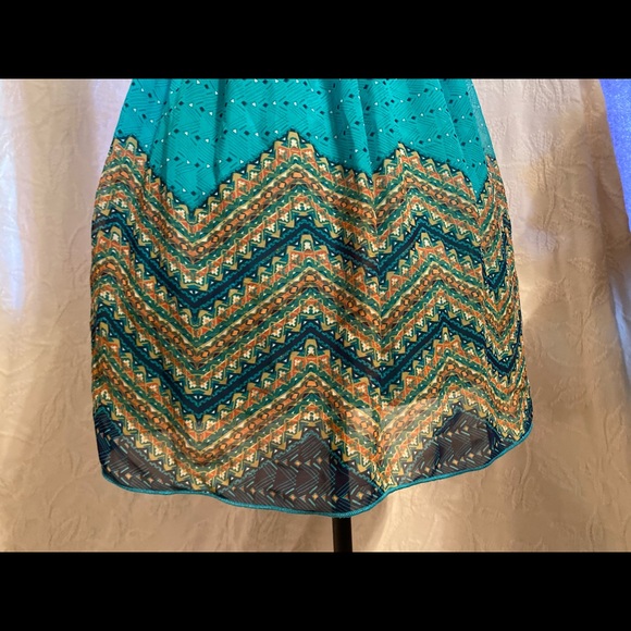 Bright colorful Womens sundress size S - Picture 5 of 10